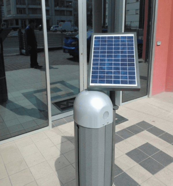 POLY SOLAR, alzacatena automatica a energia solare