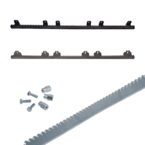 CREMAGLIERE M4 gamma di cremagliete in plastica e acciacio per cancelli scorrevoli